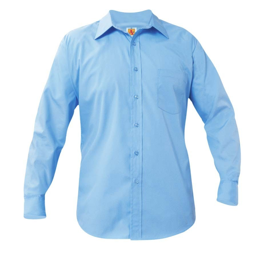 Light Blue Long Sleeve Dress Shirt