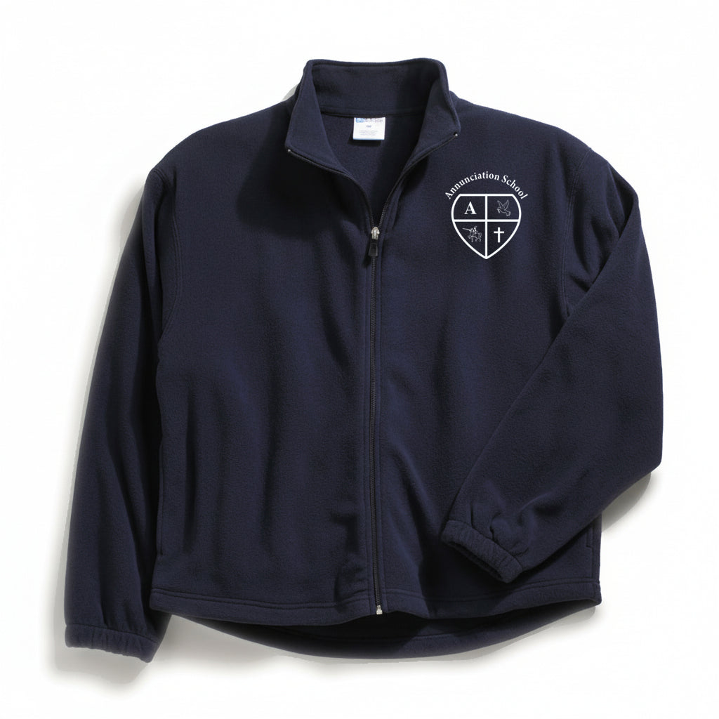 Annunciation School Full Zip Fleece w/ Logo