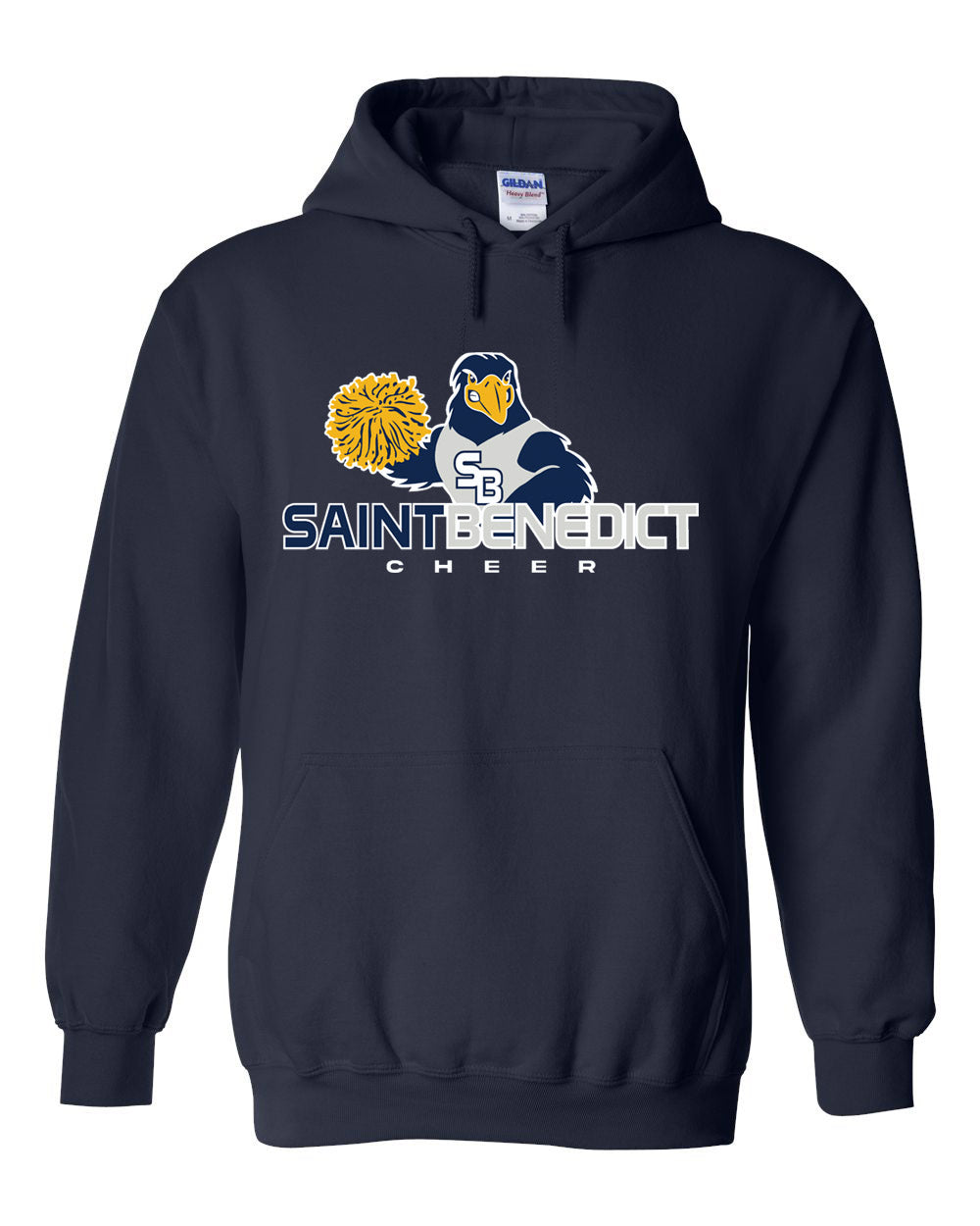 St. Benedict School Team Pullover Hoodie w/ Cheer Logo 