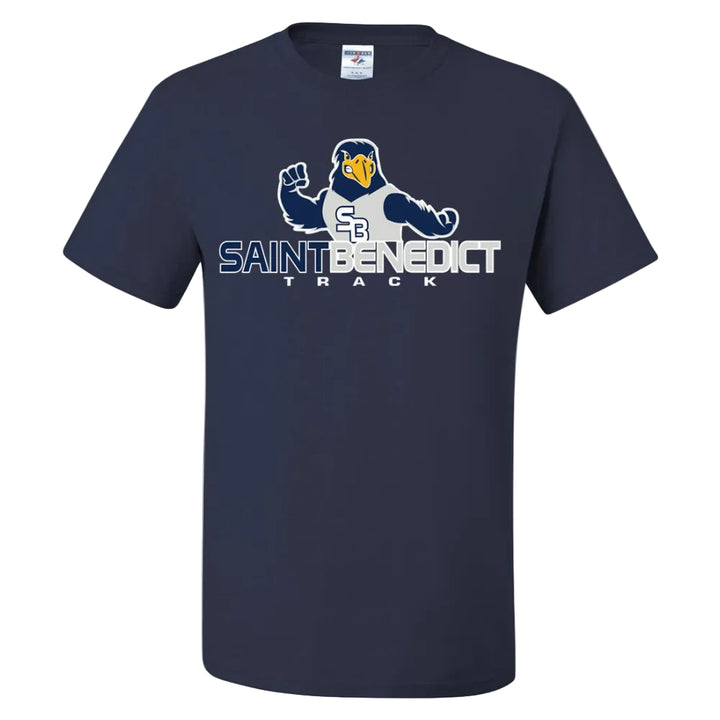 St. Benedict School Team Short Sleeve T-Shirt w/ Track Logo 