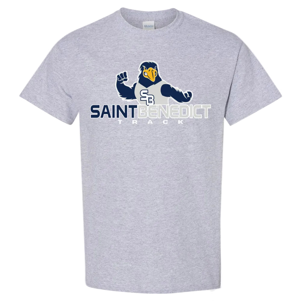 St. Benedict School Team Short Sleeve T-Shirt w/ Track Logo 