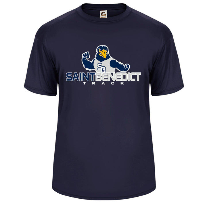 St. Benedict School Team Performance Short Sleeve T-shirt w/ Track Logo 