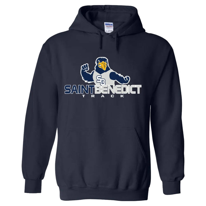 St. Benedict School Team Pullover Hoodie w/ Track Logo 