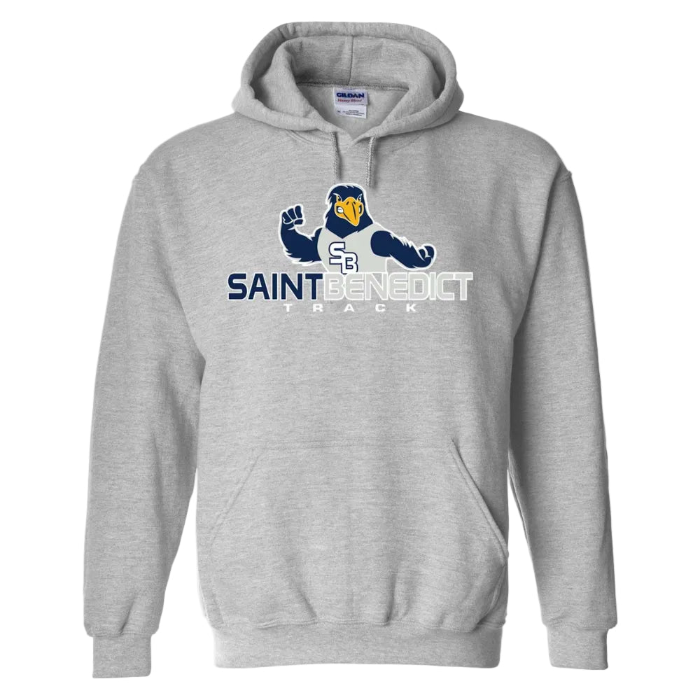 St. Benedict School Team Pullover Hoodie w/ Track Logo 