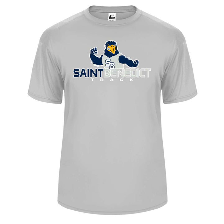 St. Benedict School Team Performance Short Sleeve T-shirt w/ Track Logo 