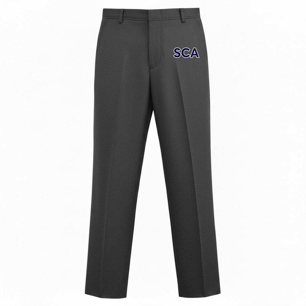 St. Catharine Academy Charcoal Slacks w/ Logo