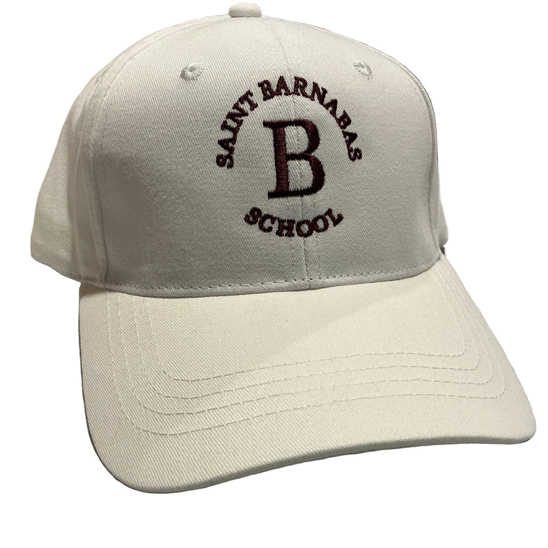 St. Barnabas Elementary School Spirit Baseball Cap w/ Maroon "B" Logo 