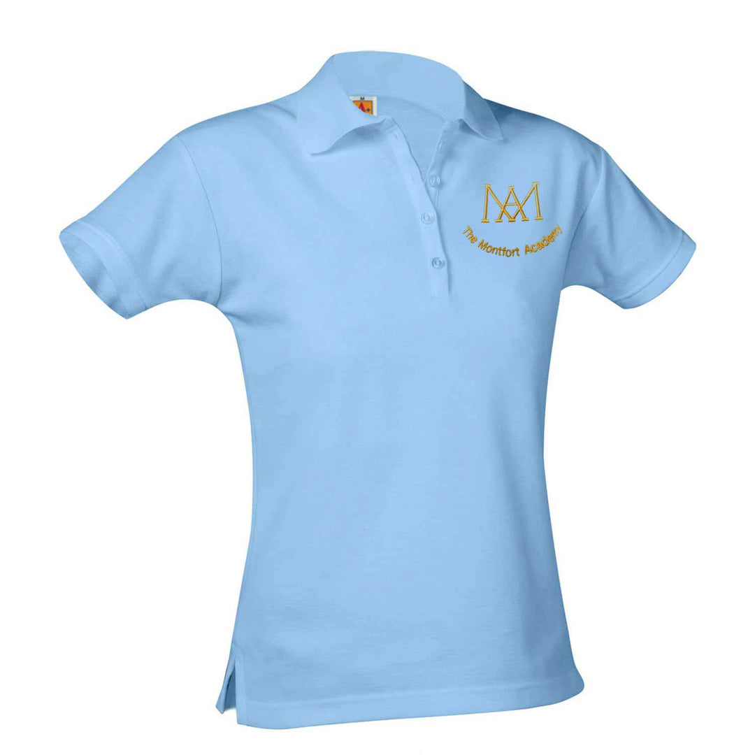 The Montfort Academy Light Blue Short Sleeve Girls&