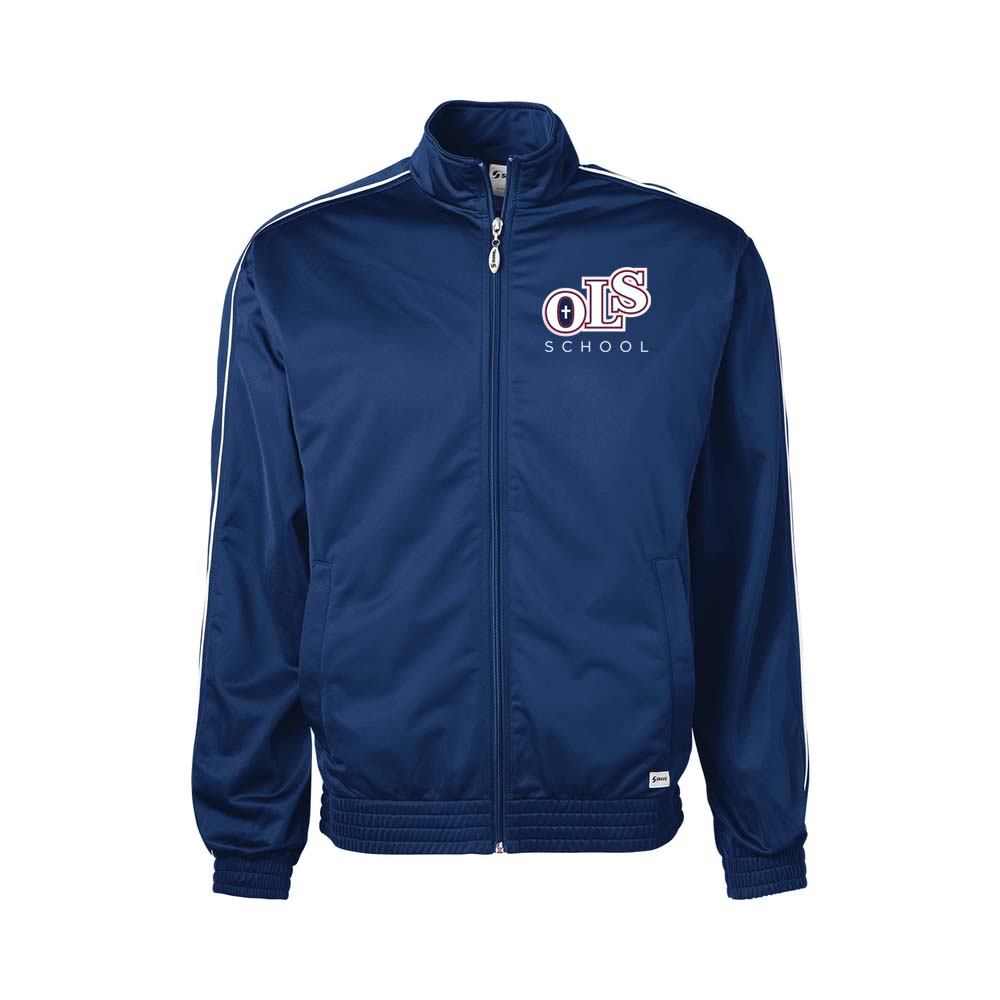 Our Lady of Sorrows School Navy Track Jacket w/ Logo