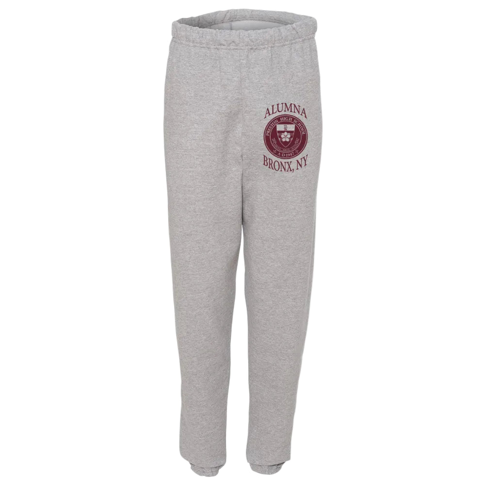 Preston High School Athletic Heather Sweatpant w/ Alumna Logo 