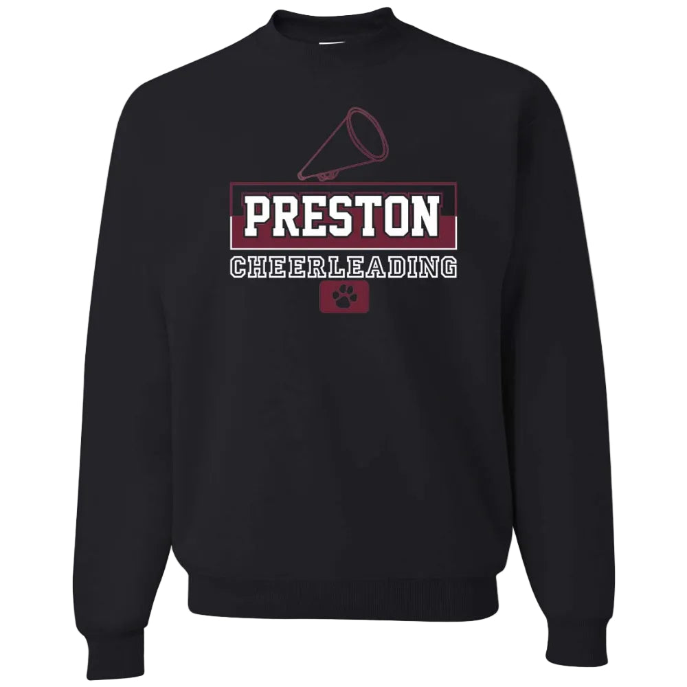 Preston High School Team Sweatshirt w/ Cheer Logo 