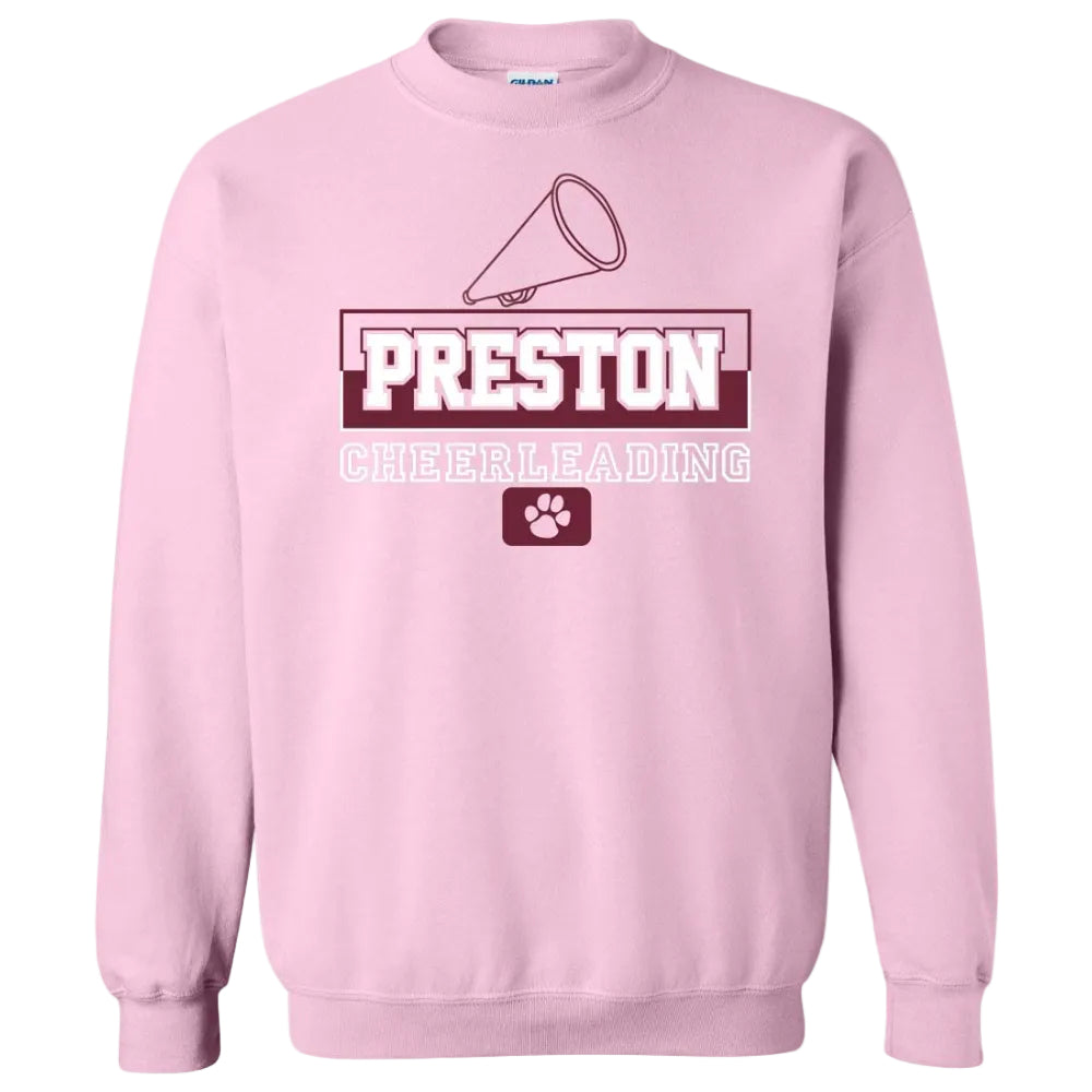 Preston High School Team Sweatshirt w/ Cheer Logo 