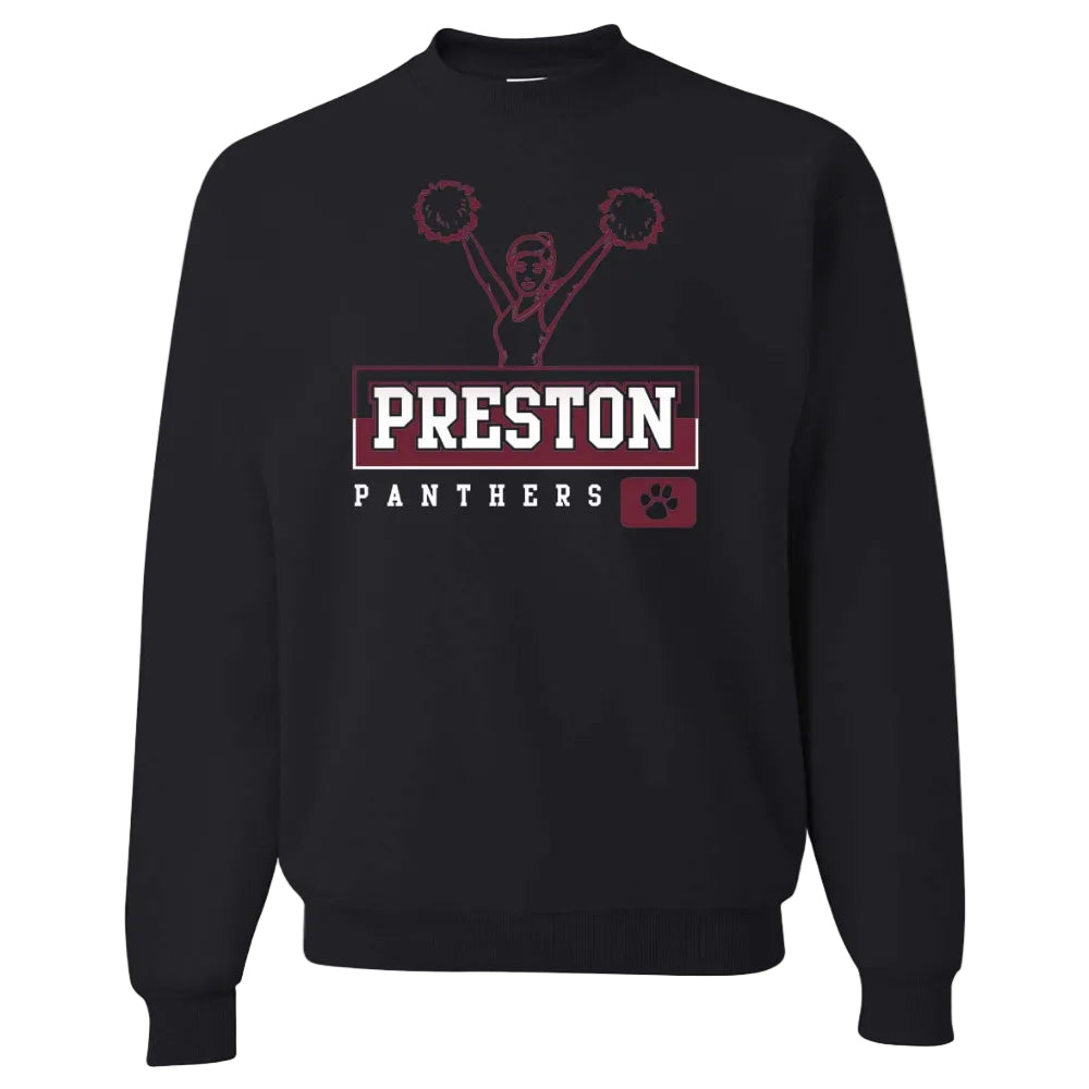 Preston High School Team Sweatshirt w/ Cheer Logo 