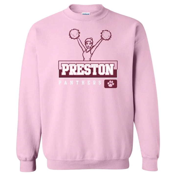 Preston High School Team Sweatshirt w/ Cheer Logo 