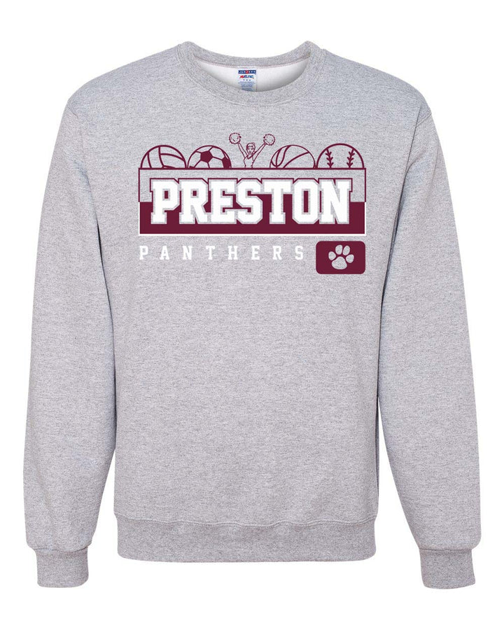 Preston High School Team Sweatshirt w/ Cheer Logo 