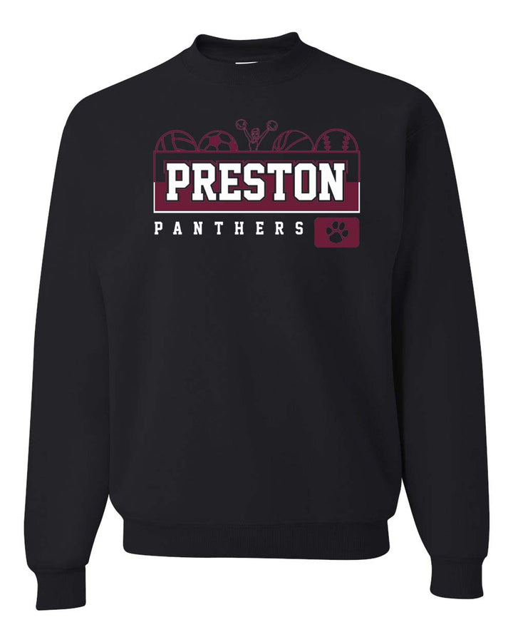 Preston High School Team Sweatshirt w/ Cheer Logo 
