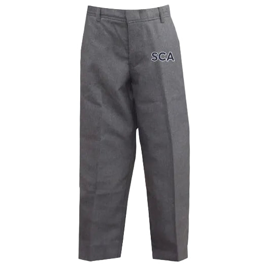 St. Catharine Academy Charcoal Grey Slacks w/ Logo