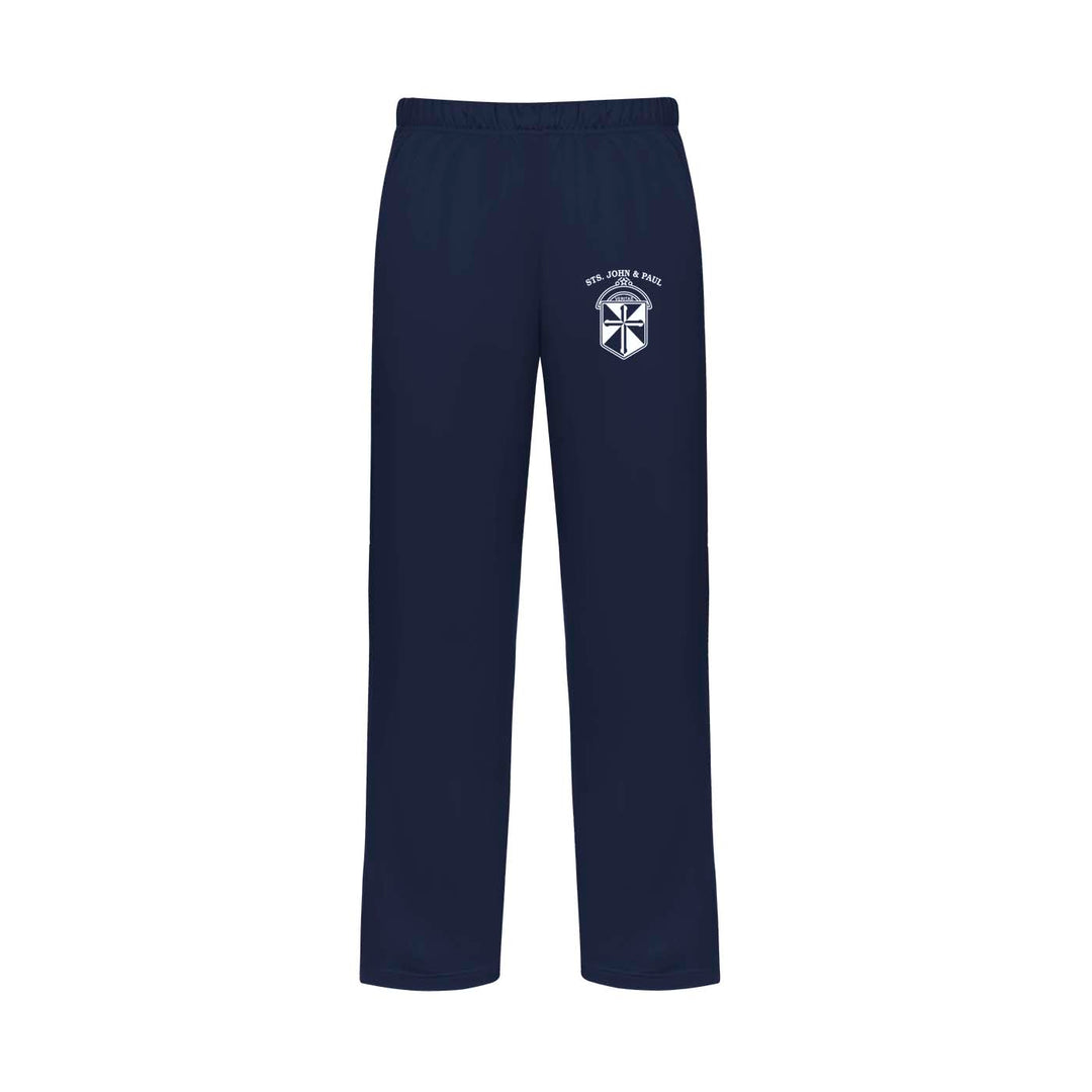 Sts. John &amp; Paul School Open Bottom Gym Sweatpants w/ Logo