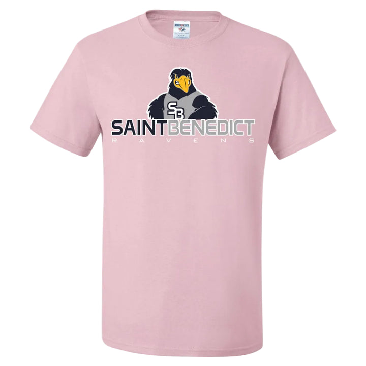 St. Benedict School Spirit Short Sleeve T-Shirt w/ Raven Logo 