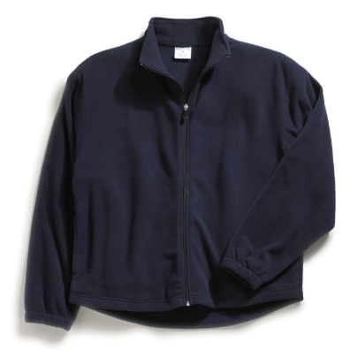 Navy Full Zip Fleece