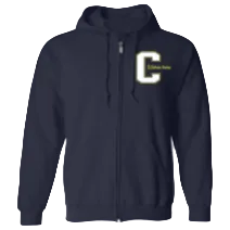 St. Catharine Academy Spirit Zip Hoodie w/ "C" Logo 