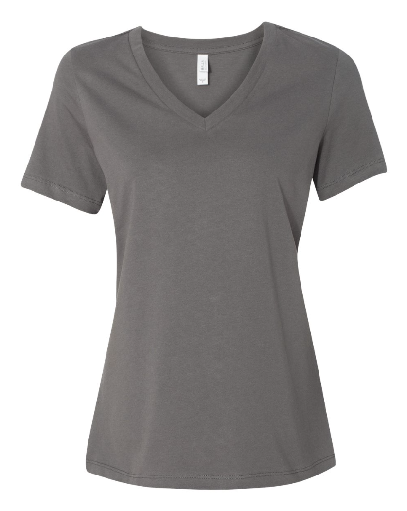 Bella &amp; Canvas Ladies V-neck Short Sleeve T-Shirt