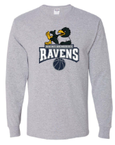 St. Benedict School Team Long Sleeve T-shirt w/ Basketball Logo 