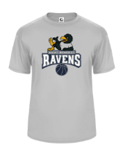 St. Benedict School Team Performance Short Sleeve T-shirt w/ Basketball Logo 