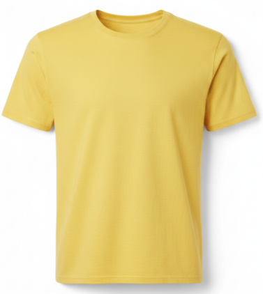 Yellow Short Sleeve Gym T-Shirt