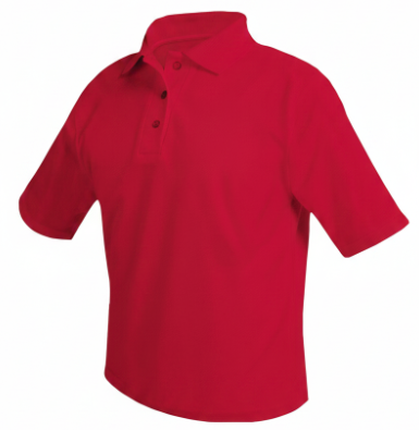 Red Short Sleeve Polo