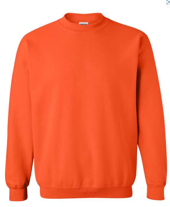 Gildan Heavy Blend Orange Sweatshirt