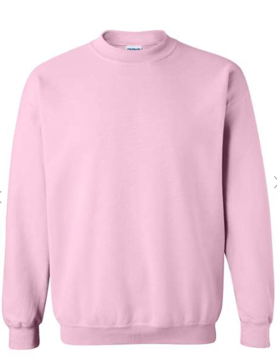 Gildan Heavy Blend Pink Sweatshirt
