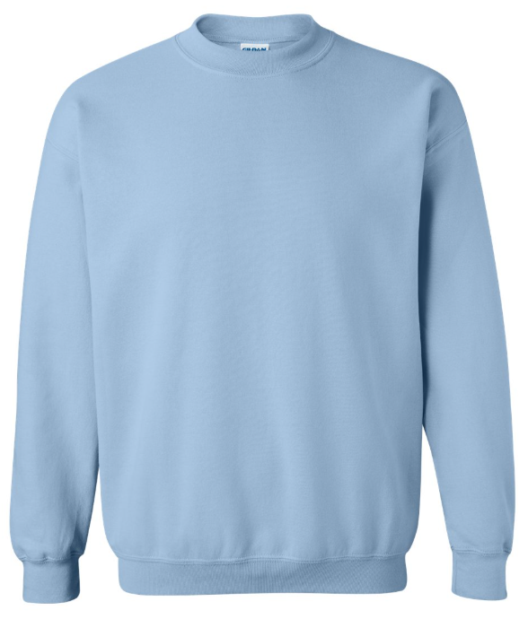Gildan Heavy Blend Light Blue Sweatshirt