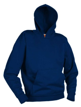 School Apparel Navy Pullover Hoodie
