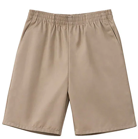 Khaki Pull On Dress Short