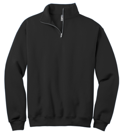 Jerzee Black Zip Sweatshirt