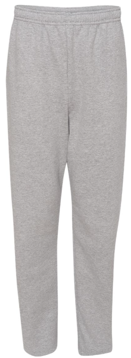 Unisex NuBlend® Ahtletic Heather Open-Bottom Sweatpants with Pockets