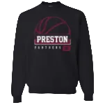 Preston High School Team Sweatshirt w/ Basketball Logo 