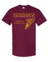St. Barnabas Elementary School Team Short Sleeve T-Shirt w/ Cross Country Logo 