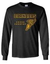 St. Barnabas Elementary School Team Long Sleeve T-shirt w/ Cross Country Logo 