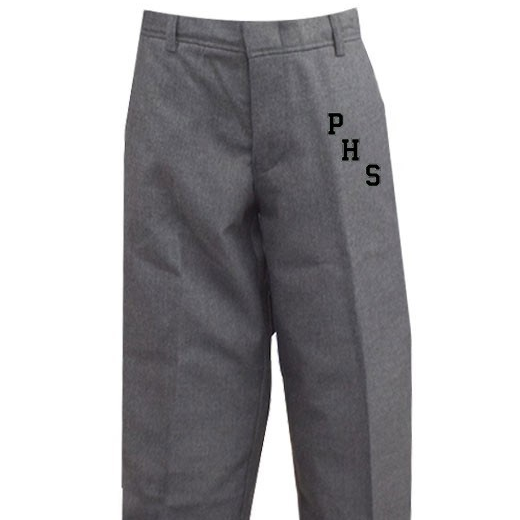 Preston High School Grey Slacks w/ Logo
