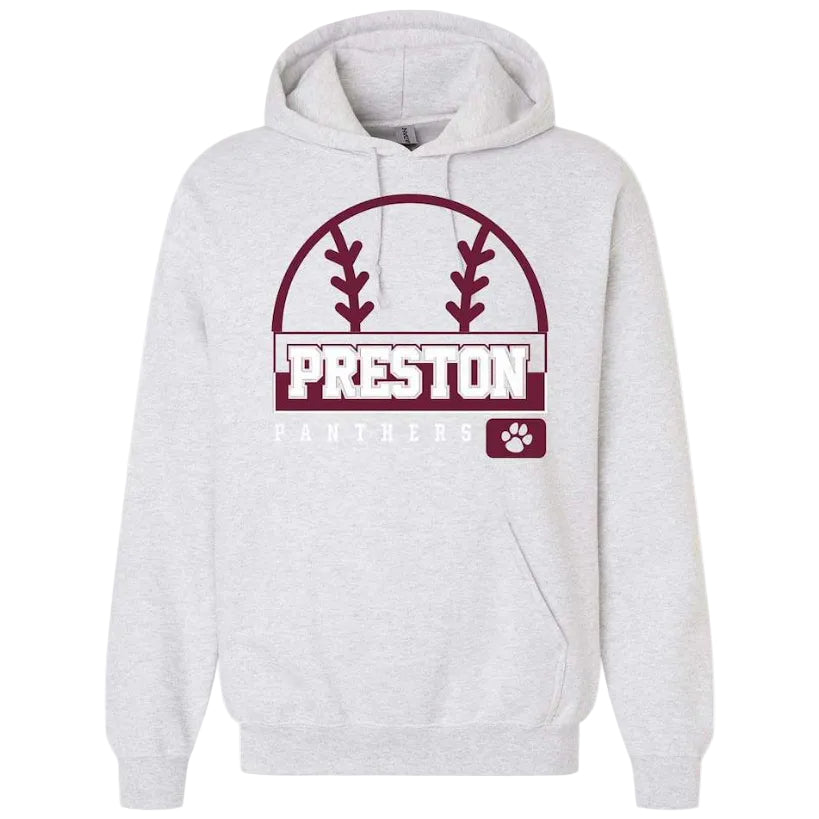 Preston High School Team Pullover Hoodie w/ Softball Logo 
