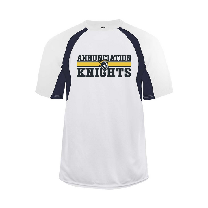 Annunciation School Spirit Hook Short Sleeve T-shirt w/ Knights Logo 