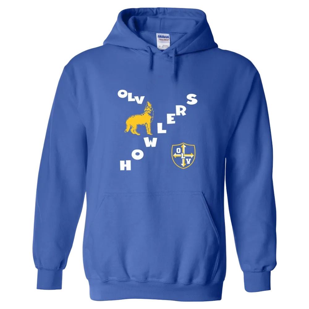 Our Lady of Victory School Spirit Pullover Hoodie w/ Howlers Logo 