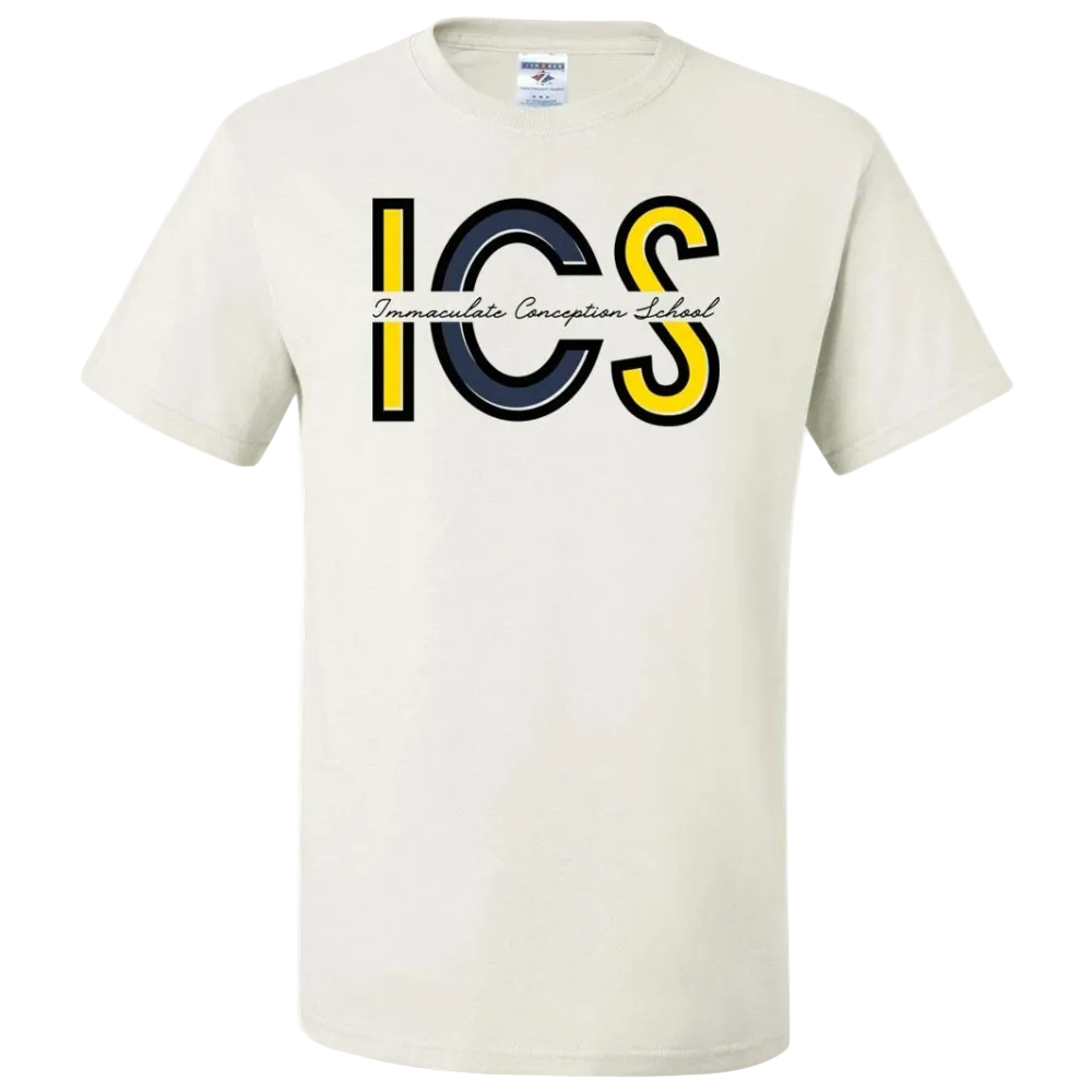 Immaculate Conception School Spirit Short Sleeve T-Shirt w/ Script Logo 