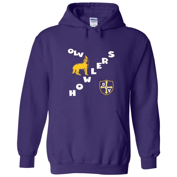 Our Lady of Victory School Spirit Pullover Hoodie w/ Howlers Logo 