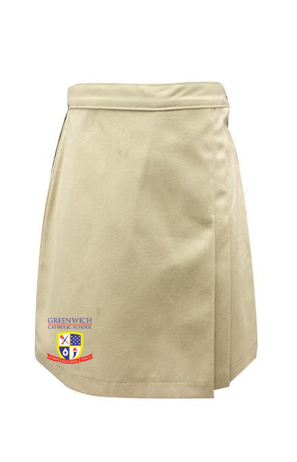 Greenwich Catholic School Khaki Performance Skort w/ Logo