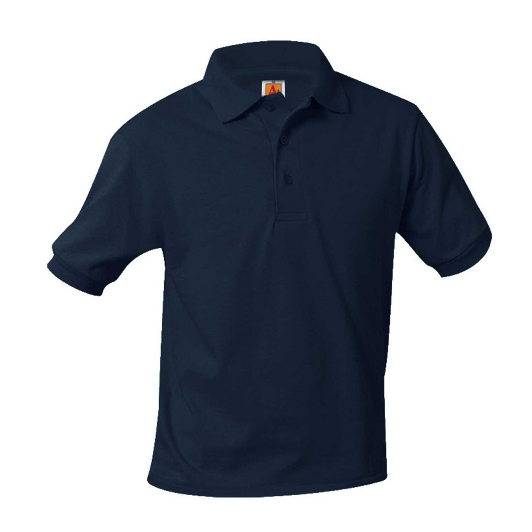 Jersey Dark Navy Polo Short Sleeve Shirt