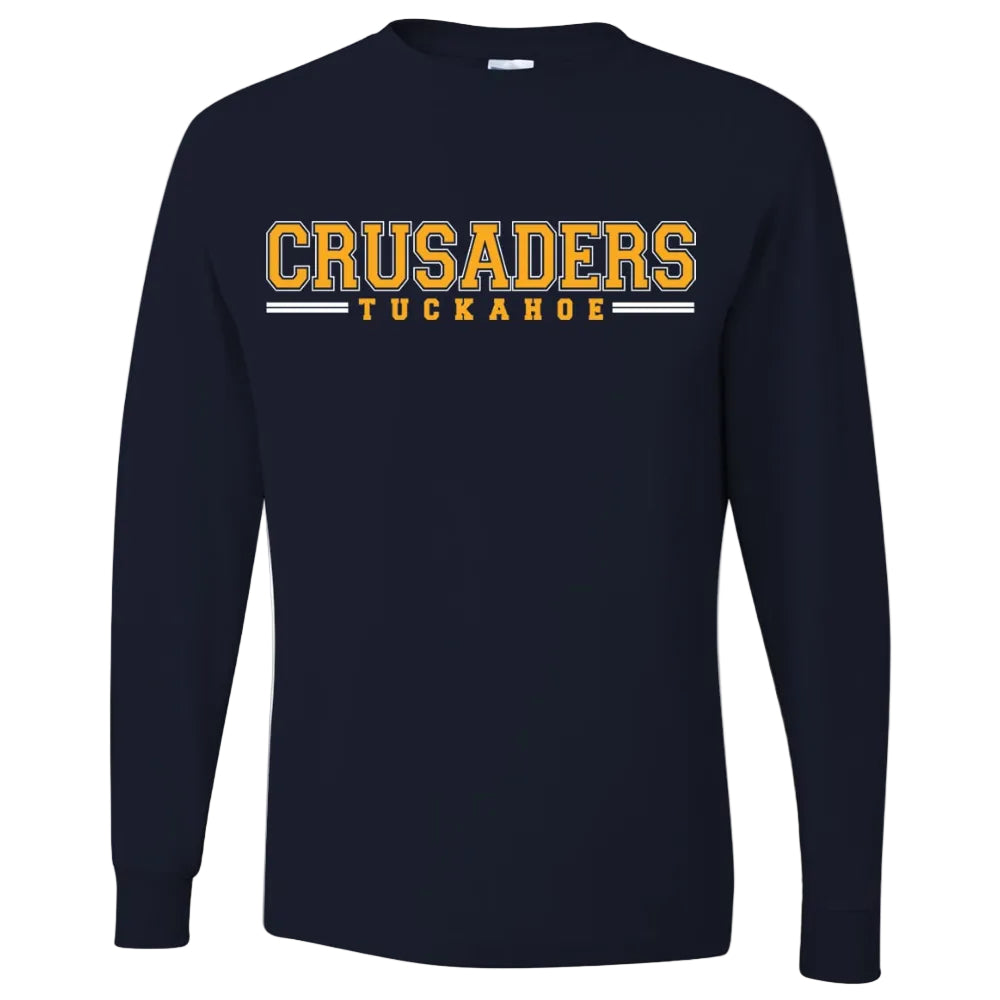 Immaculate Conception School Navy Long Sleeve Gym T-Shirt - Immaculate Conception School - Navy