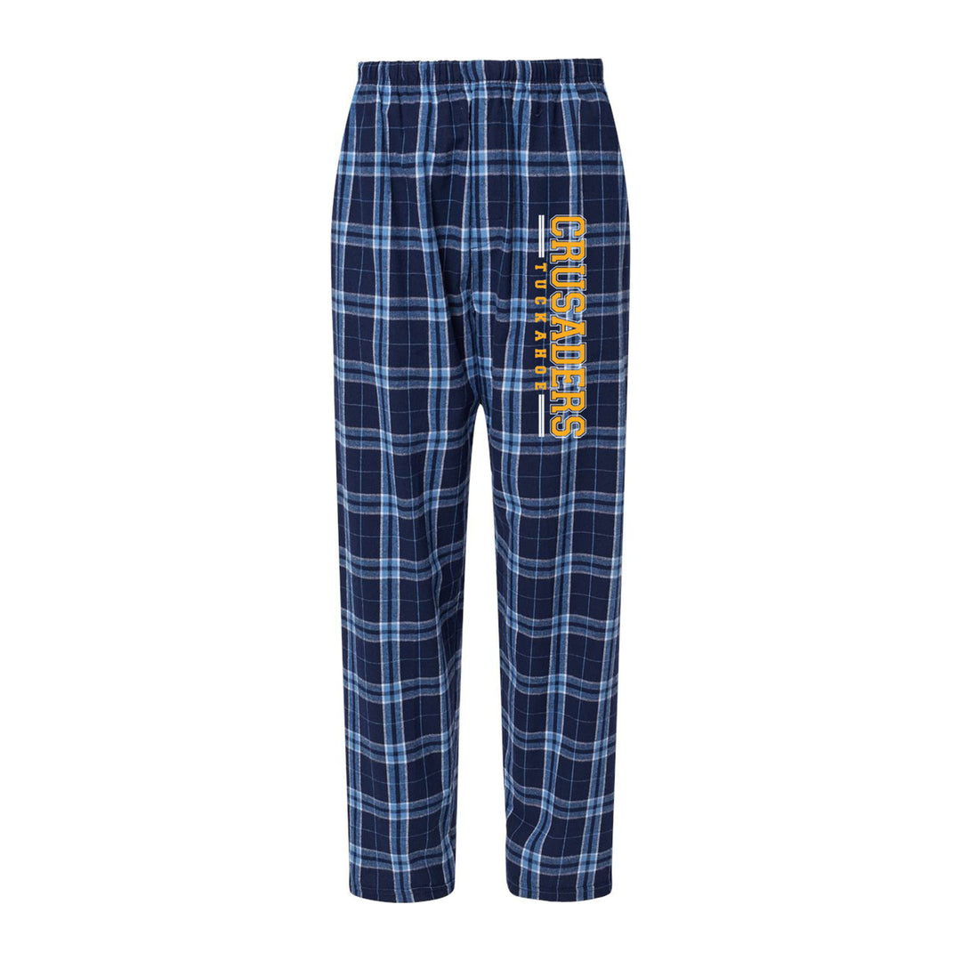 Immaculate Conception School Spirit Youth Plaid Pajama Pants w/ Crusaders Logo 